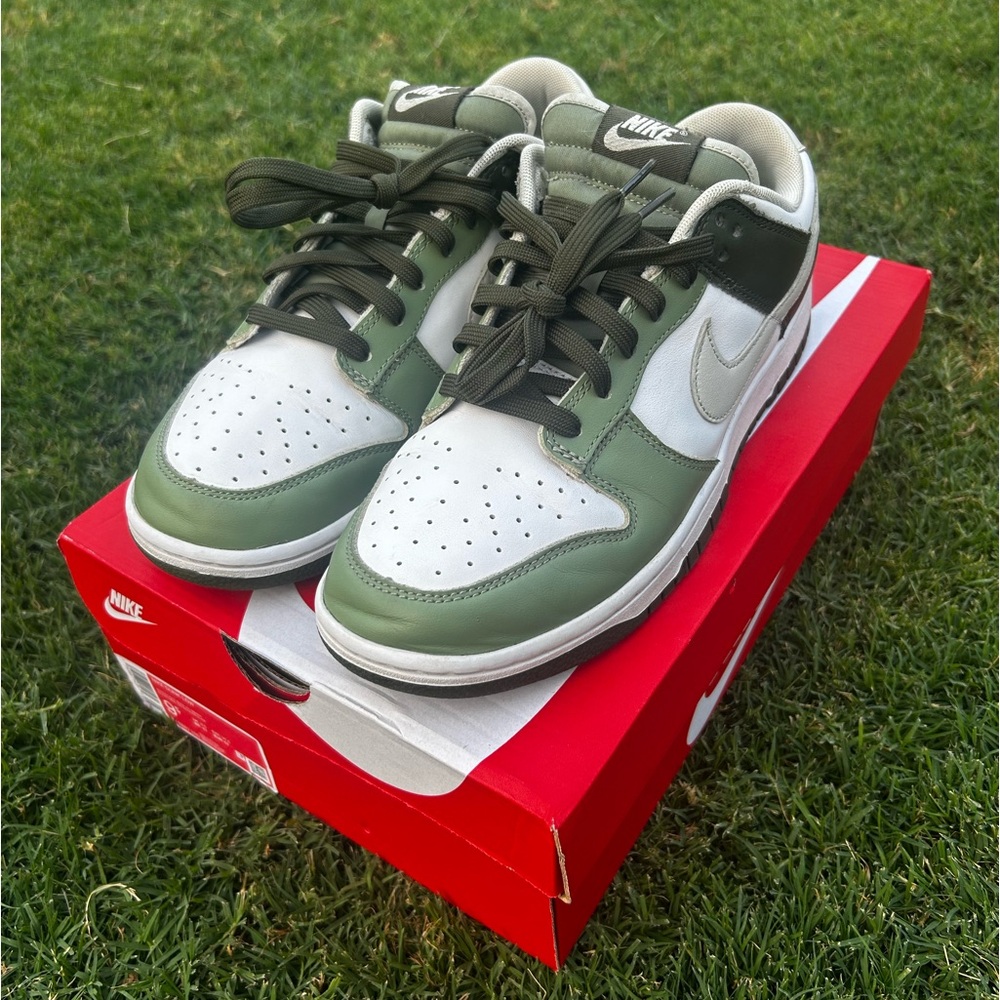 Nike dunk low oil green
